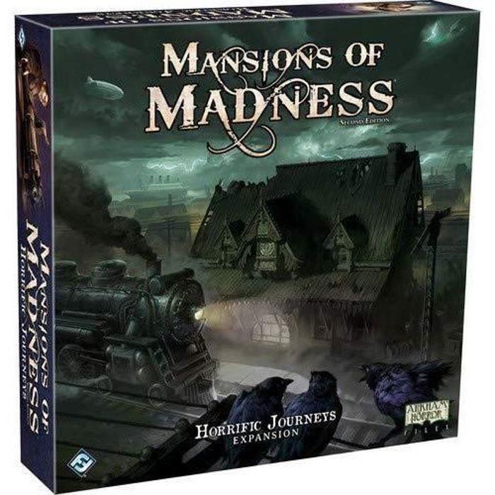 Extension Mansions of Madness - FFG - Horrific Journeys - Noir - Adulte - Nouvelle équipe d'enquêteurs