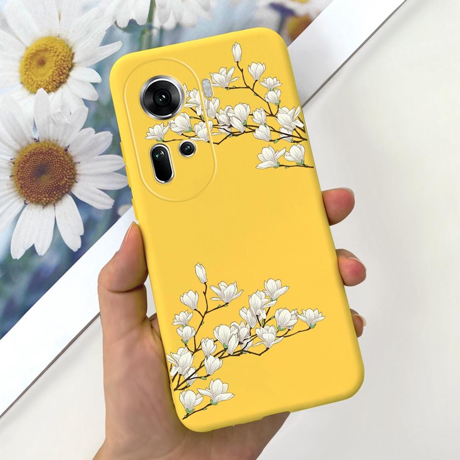 For Oppo Reno 11 5G Case CPH2599 Cute Fashion Painted Cover Soft Silicone Phone Case For Oppo Reno11 Pro Reno 11F Reno11 F Shell