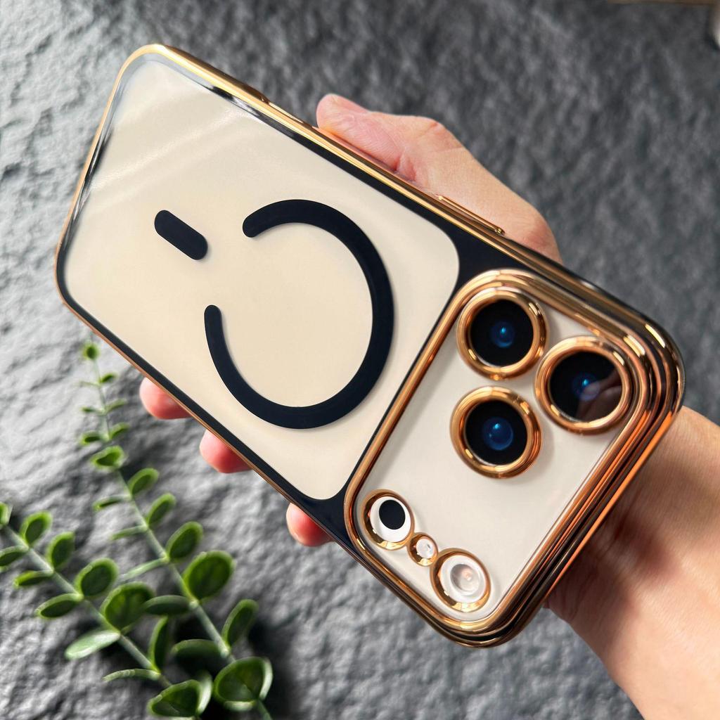 17-in-1 Electroplated Magnetic Protective Case for IP17 Promax with Removable Lens Protector and TPU Soft Shell