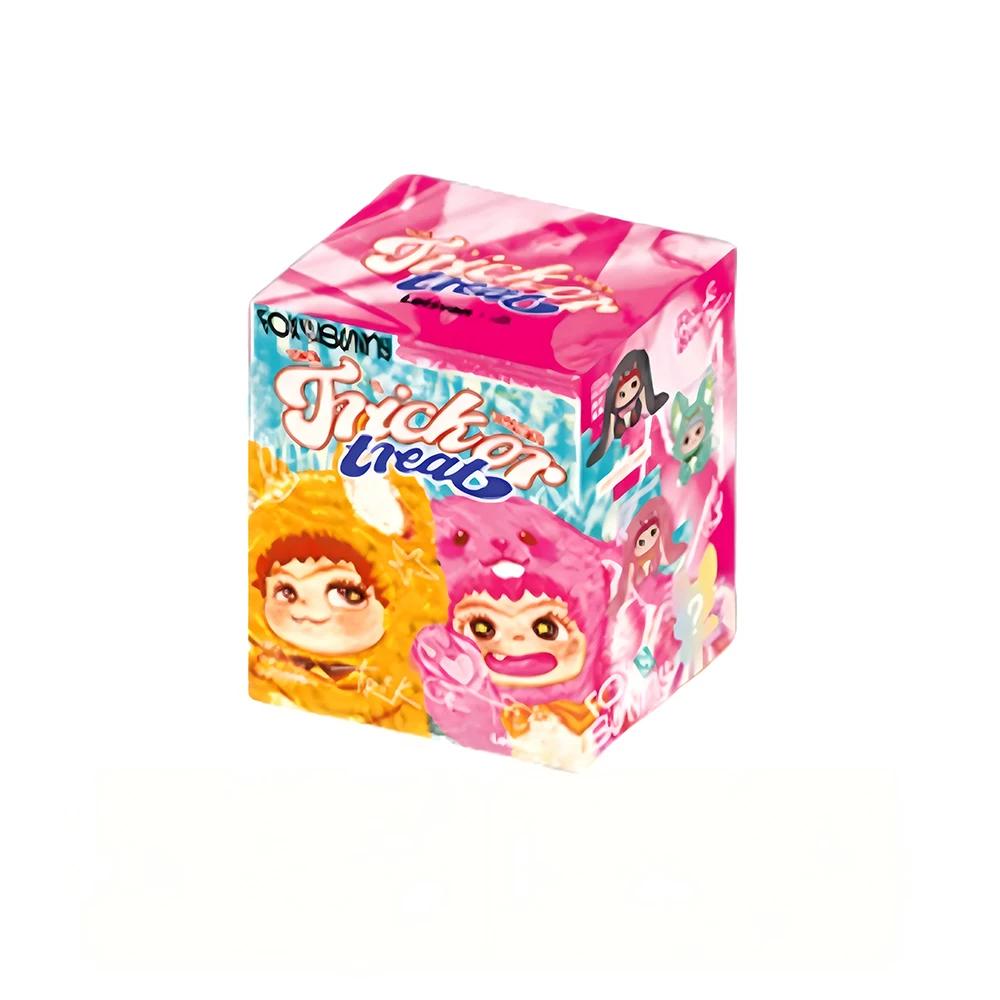 Wakuku V2 1: 1 Copy Blind Box Fox Bunny Trick Or Treat Series Vinyl Doll Suprise  Keychain Trendy Toys Mystery  Gifts