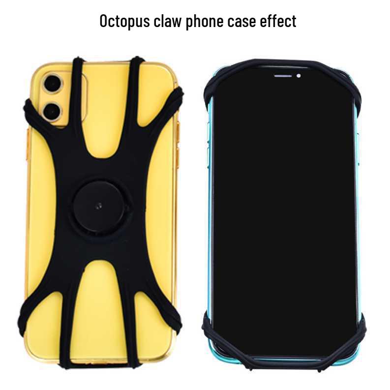 Universal Detachable Car Phone Holder – Silicone Mount for Cycling & Driving