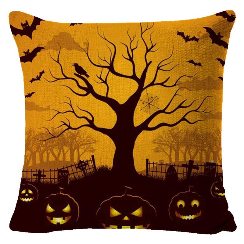 New Halloween Pillow Case Halloween Pillow Core Bed Home Decoration Bedside Cushion