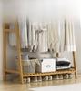 Freestanding Solid Wood Clothes Rack and Hanger
