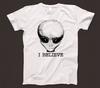 I Believe T-shirt 910 Utomjordiskt liv UFO-observationer Astrobiologi X-Files Yttre rymden