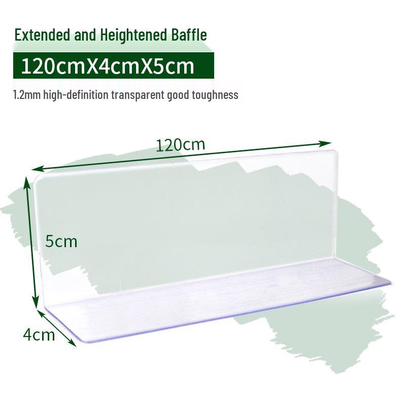 Plastic Shelf Divider for Small Items In Supermarkets and Convenience Stores