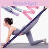 Belt Yoga Auxiliary Stretch 135cm Stretching Pilates Resistance Band Loop For Fitness Dance Ballet Gymnastics Elastic Yoga Poses