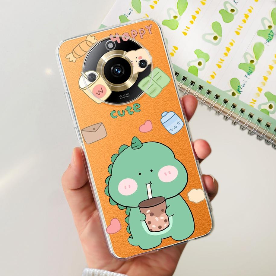For Realme 11 Pro Plus Case RMX3740 RMX3741 Phone Cover Fashion Flower Butterfly Soft Silicone Funda For Realme 11 Pro 5G Bumper