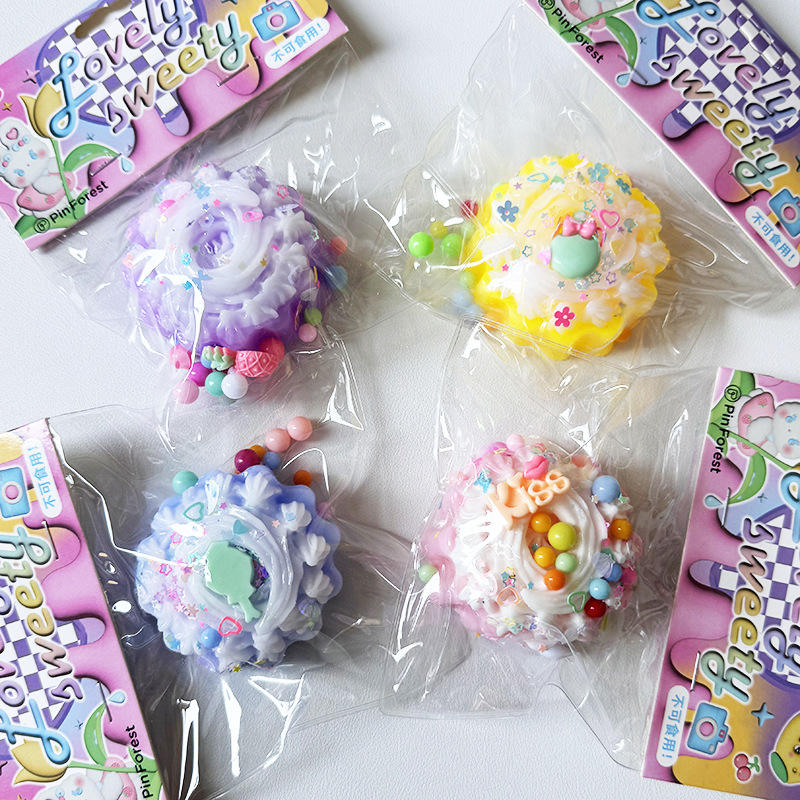 Flashing Cat Paw Squeeze Toys TPR Kawaii Squishy Food Toys Taba Squishy Toys Sensory Stress Relief Fidget Toys for All Ages