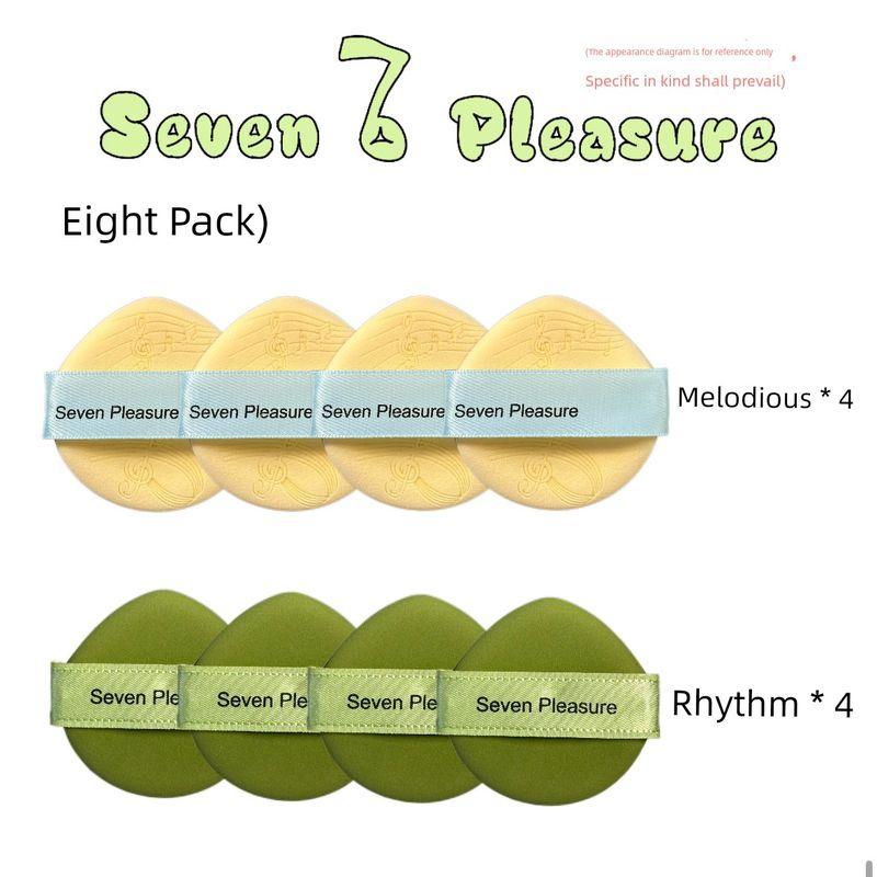 

Seven Pleasure Music Notes Bubble Water Large Double-Sided Cushion Powder Puff [Pack of Eight] Melody*4+Rhythm*4