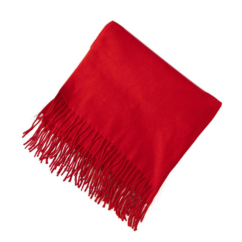 ELSYALN A-D3029 Winter Solid Color Large Scarf