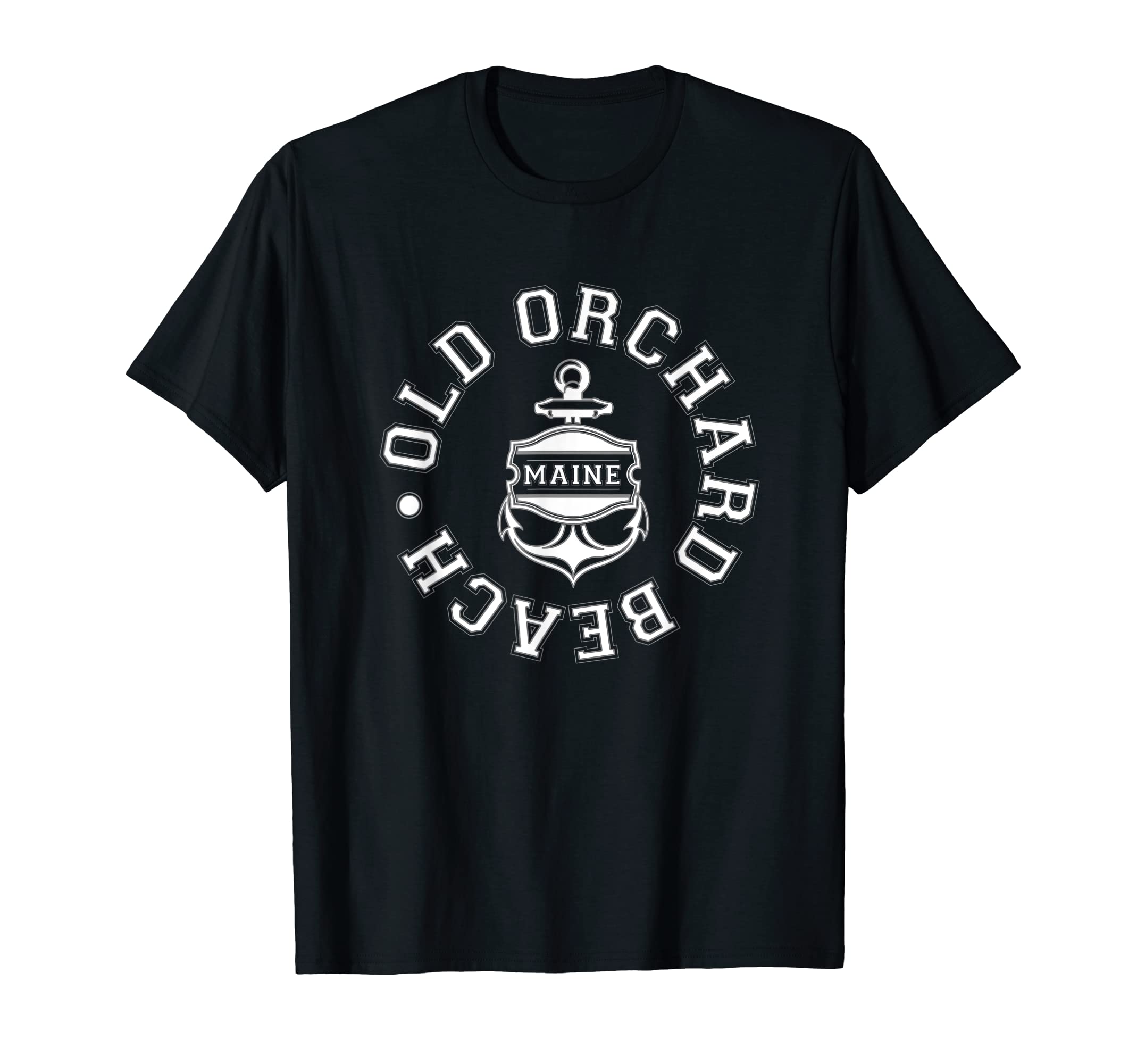 

Футболка Nautical Old Orchard Beach Maine с якорем