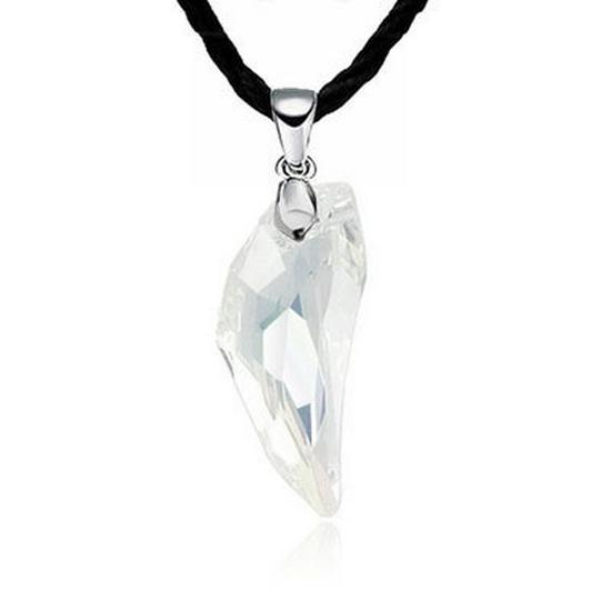 

Ожерелье с кулоном для пары T27 Кристалл Волчий Зуб для женщин и мужчин - Ювелирное украшение в корейском стиле, подарок