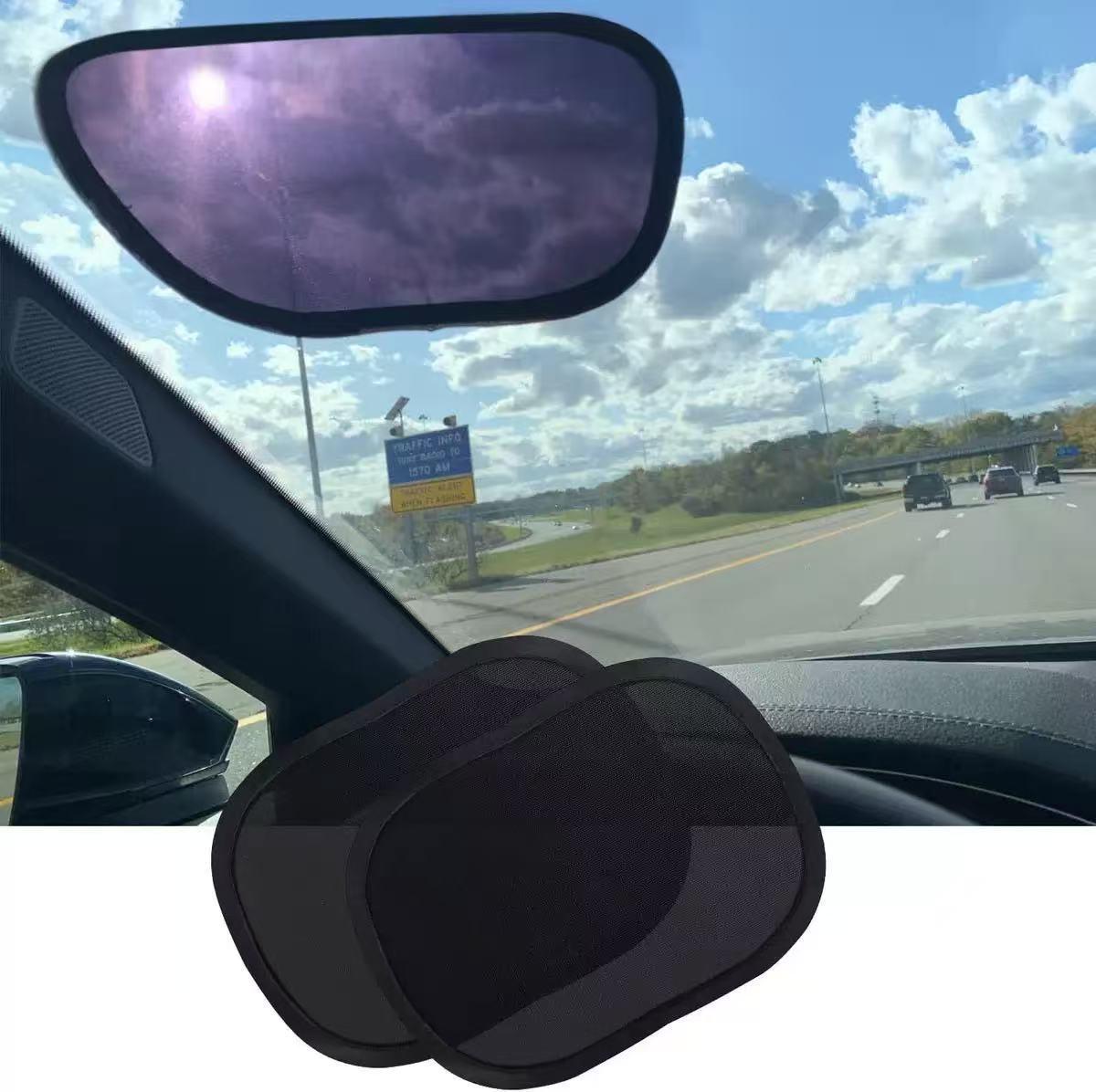 Car Window Sunshade: Mini Anti-Glare Sun Blocker with Electrostatic Film Adsorption Electrostatic Film - Single Piece