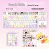 Sweetheart Bubble Cute Girl Keycaps, PBT Dye-Sublimation, MOA Profile, Compatible with Keychron, Razer, Logitech