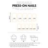 Gentle French Pink Artificial Nails Finger Ultra-flexible Long Lasting Fake Nails for Hot Girl Dress Matching