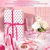 Satin Ribbon Fabric Ribbon Silk Ribbon Assorted Colors Rolls, 2/5" Wide Valentines Ribbons Perfect for Bouquet Gift Wrapping, Bow Making Crafts
