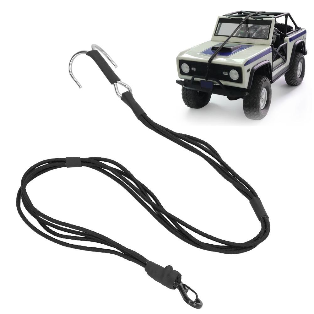 60cm Elastic Rescue Rope for TRX4/Axial SCX10/Capra RC Crawler for Crawler Towing чёрный