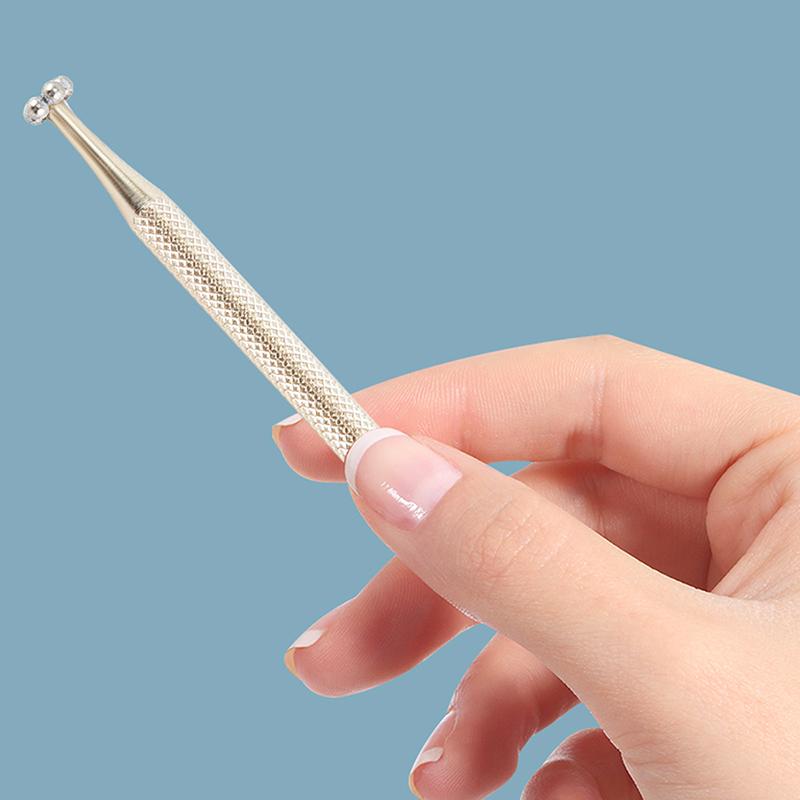 1/2 Pcs Professional Double-Headed Nail Art Magnetic Pen High-Precision Mini Iron Beads Magnet Dotting Pen Manicure Tool