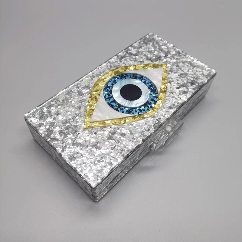 Women's Bag Trend Vip Luxury Chain Crossbody Evening Clutch Bags Designer Genuine Brand Handbags High Quality Silver Mini Purse