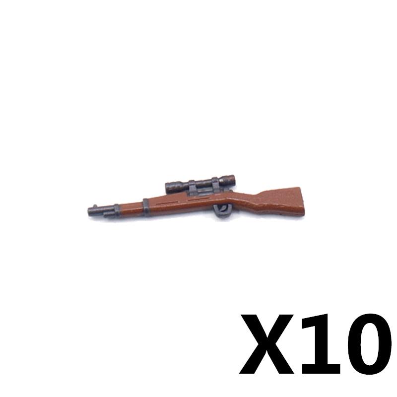 Military Soldier Figures Weapon Building Blocks Accessory Machine Guns Gatling Moxin Nagan Rocket Launcher Shield Toys Gift D124