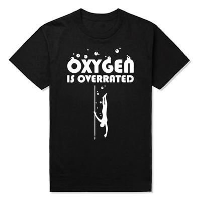 Freediving Tlen Jest Przeceniany Urodziny Śmieszny Unisex Graficzny Modny Nowy Bawełniany T-shirt z Krótkim Rękawem O-Neck Harajuku T-shirt