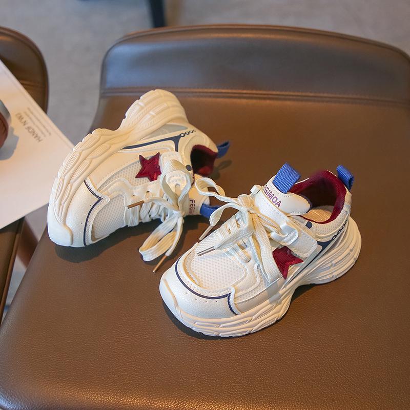 Atmungsaktive, rutschfeste Mesh-Laufschuhe für Kinder, Herbst 2025, für Jungen und Mädchen