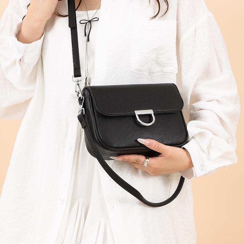 100% Genuine Leather Handbag Fashion Solid Color Female Shoulder Crossbody Bag Women bags Designer Cowhide Ladies Tote Bags