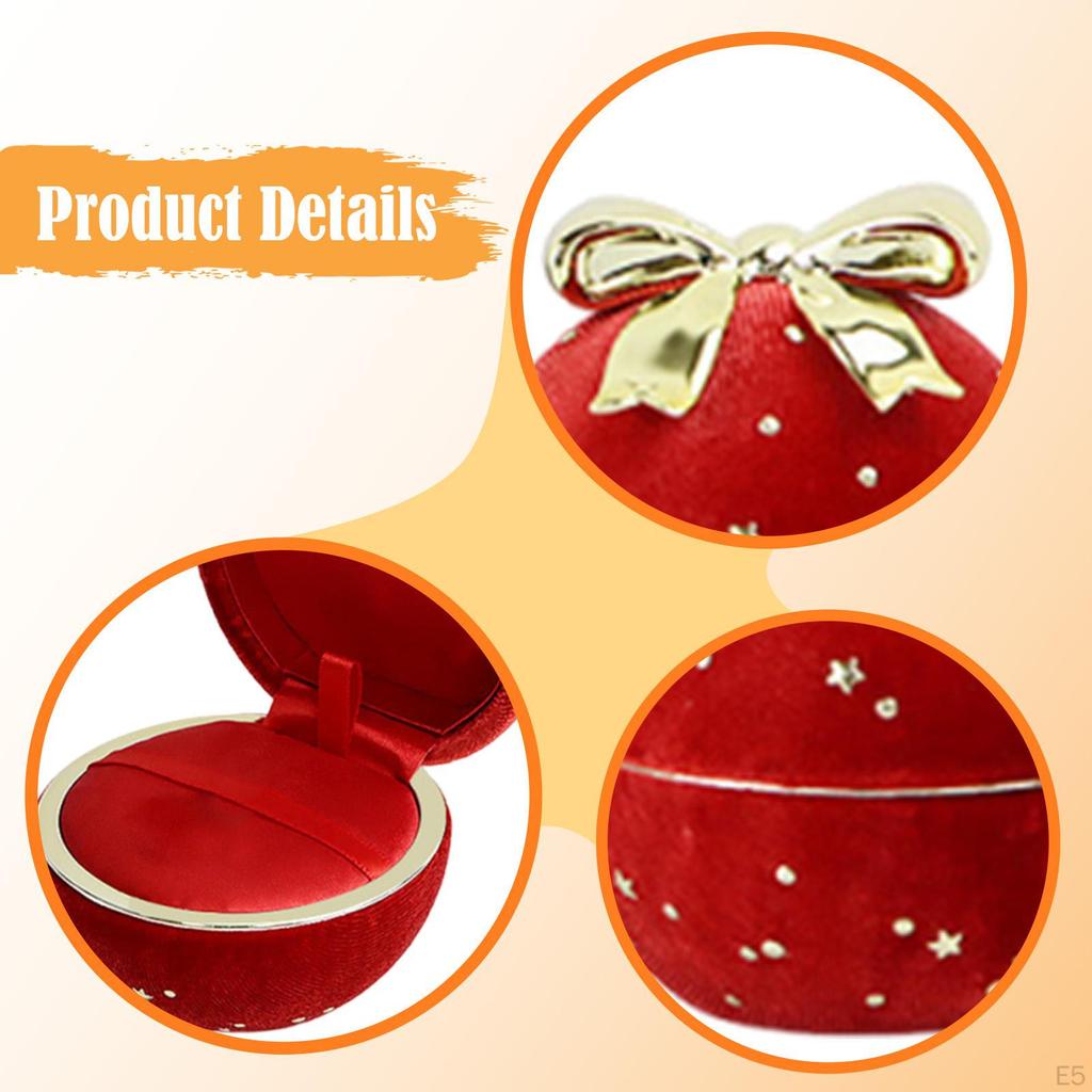 Jewelry Box rage Case Bowknot Luxury Portable Elegant Trinket Organizer for Wedding