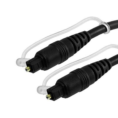 Monoprice S/PDIF (Toslink) Digitales optisches Audiokabel, 10ft Schwarz