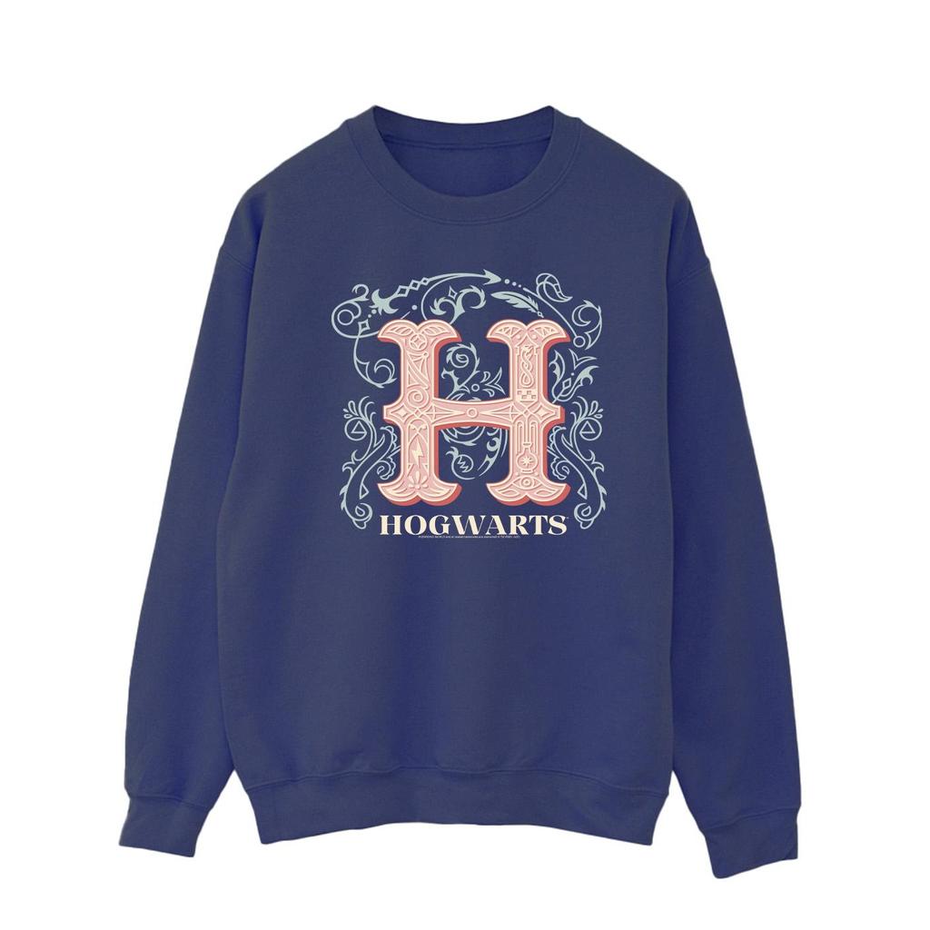 Harry Potter Mens Flowers H Sweatshirt