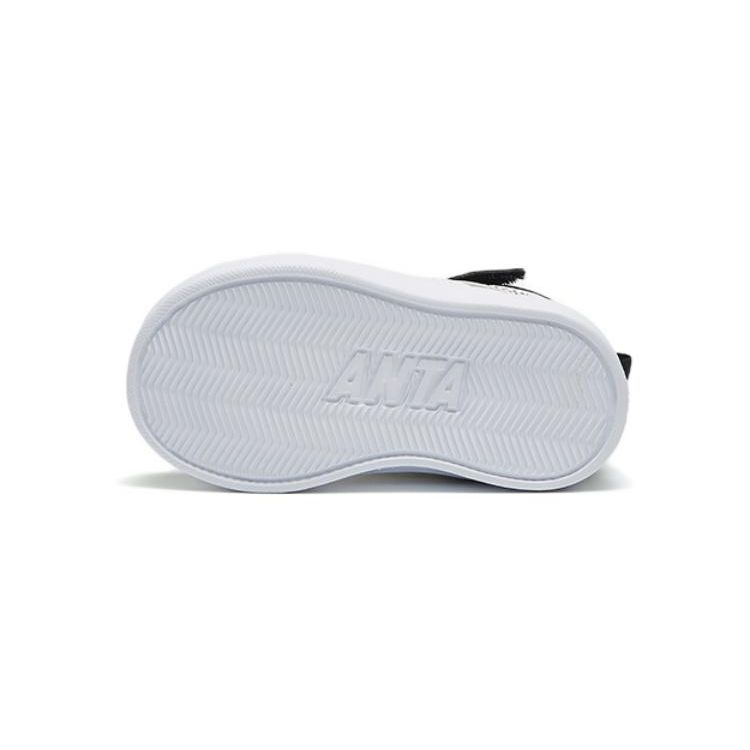 Anta Casual Versatile High-Top Skate Shoes Baby Sneaker White Black Red A312240075-3