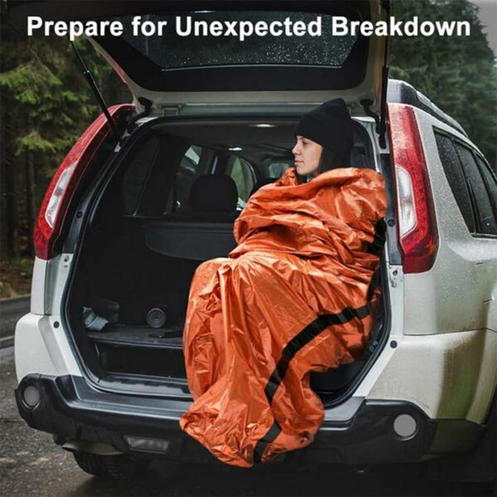 Portable Emergency Sleeping Bag Windproof Bivy Blanket Mini Emergency Survival Sleeping Bag