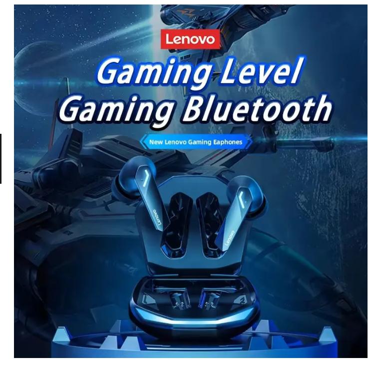 Choice Lenovo GM2 Pro Earphone Bluetooth 5.3 Headphones with Mic 9D Stereo Pro 6 Earbuds Dual Modes Music Game Wireless Headset