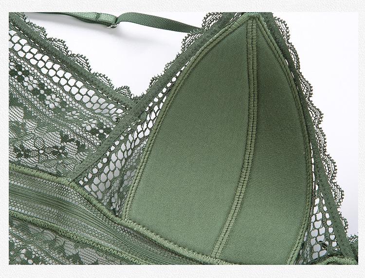 Soutien Triângulo Francês de Renda Elegante - Sem Aro, Design Sexy nas Costas