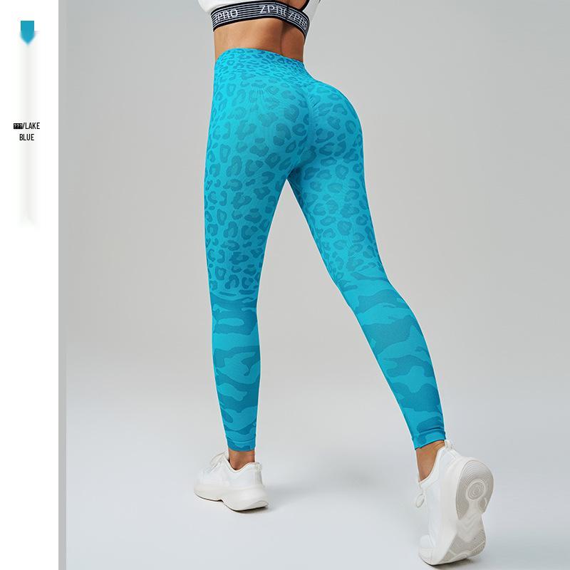 

Leopard Print Women s Breathable Yoga and Running Sport Pants Small
