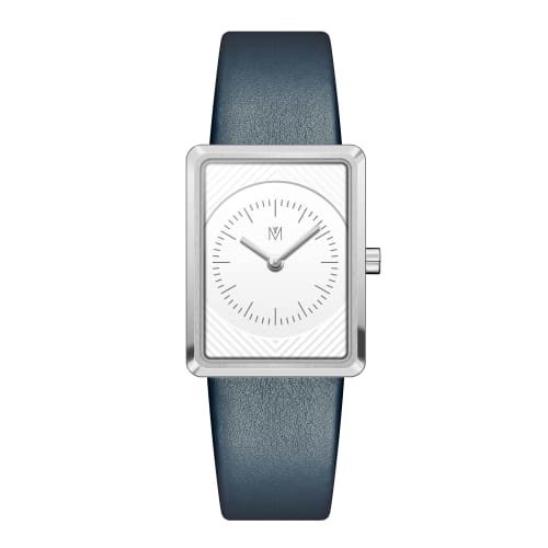 

[Официальный магазин] Maven Watches 26 мм ЧАСЫ КВАДРАТНОЙ ФОРМЫ СЕРИИ THE DECO, Минималистичные модные часы (Шеврон темно-синий 26 мм)