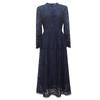 Brand Plus Size Women's Spring 2025 Lace Patchwork Dress for Middle-Aged European and American Styles.