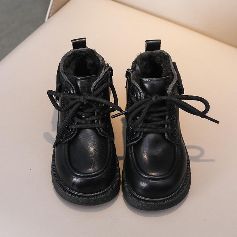 Elegant Kids Boots for Girls | Children's Martin Snow Boots, Fleece-Lined Warm Winter Boots for Toddlers Casual Kids Shoes