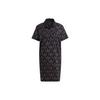 Robe Polo Décontractée Mi-Longue à Imprimé Logo Originals Femmes Robes Noir II3183