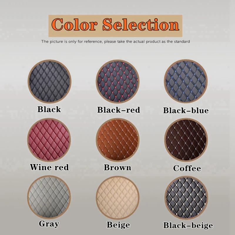Car Floor Mats S Universal Quality Pu Leather Waterproof Auto Foot Pad Protector Automobile Interior Car Interior Accessories