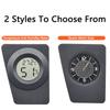 QHCP Car Gear Panel Thermometer Hygrometer Quartz Clock Fit For Toyota RAV4 20-24 Gasoline Version Low Configuration Accessories