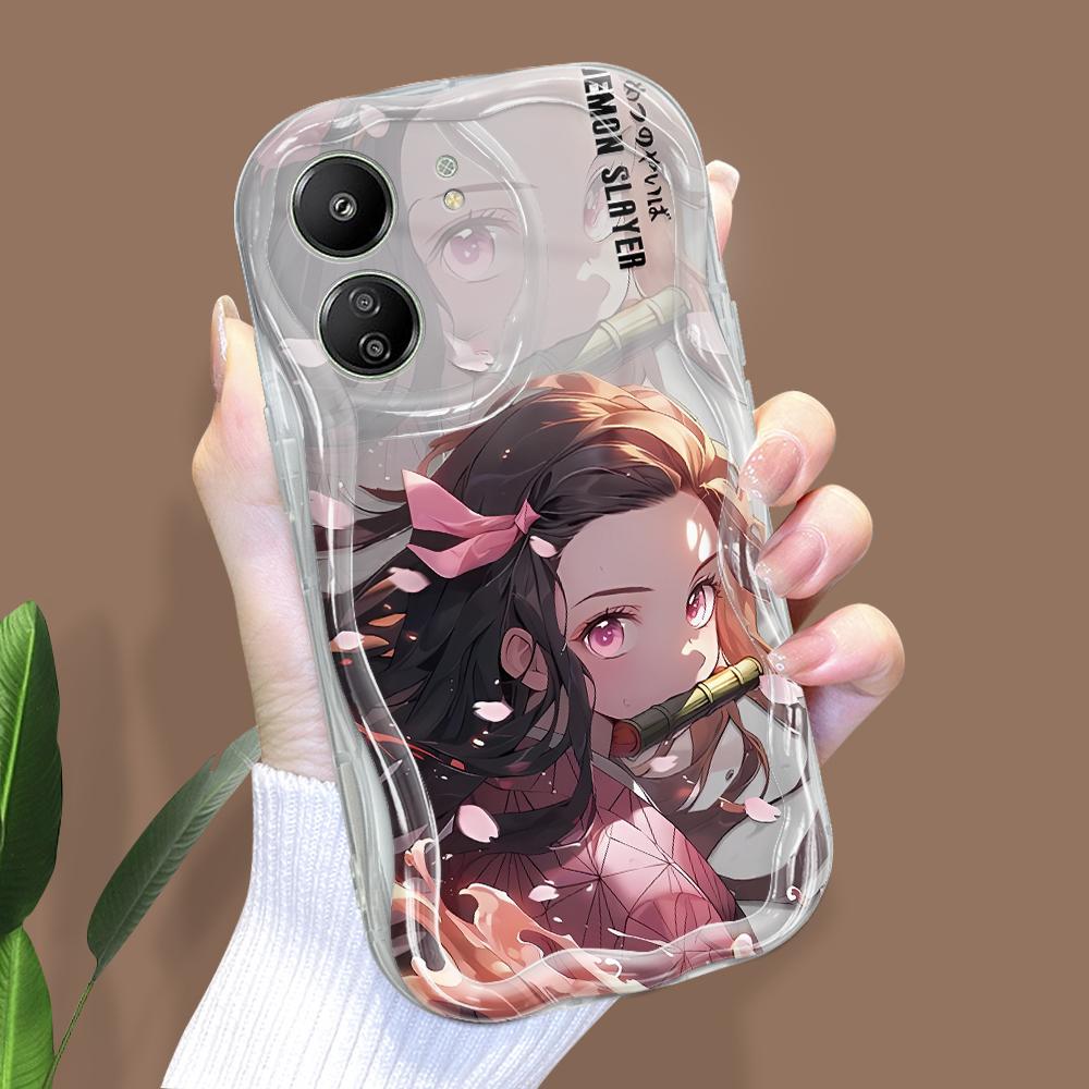 

Милый мультяшный узор, кремовая текстура, мягкий силиконовый чехол с волнистыми краями, чехол для телефона Xiaomi Redmi Redmi 9T прозрачный