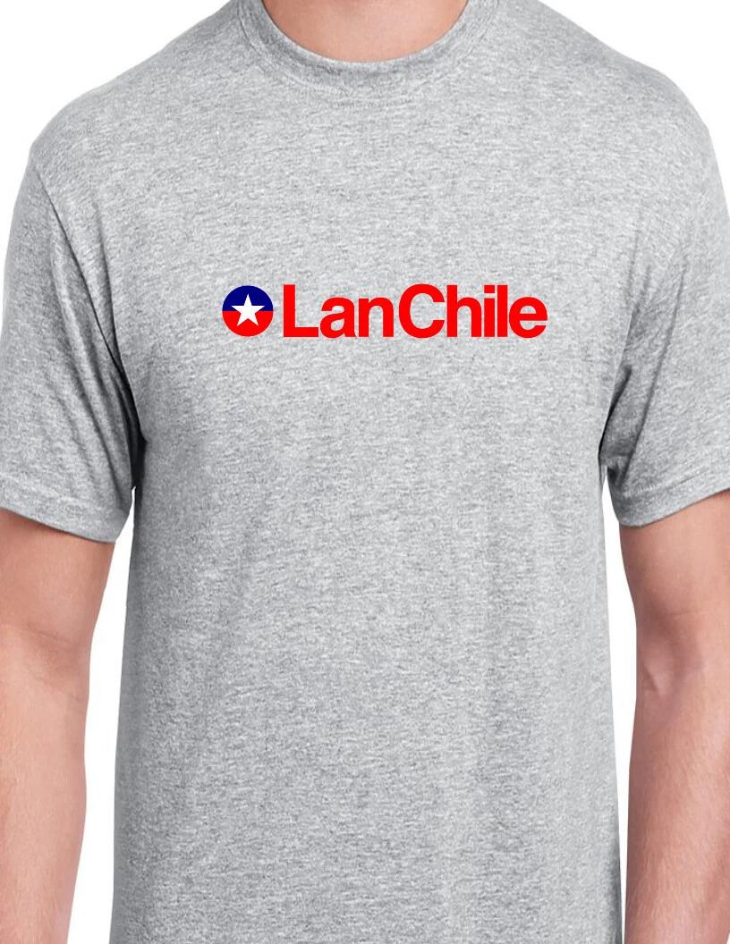 Футболка с ретро-логотипом Lan Chile Сувенирная футболка с логотипом чилийской авиакомпании M