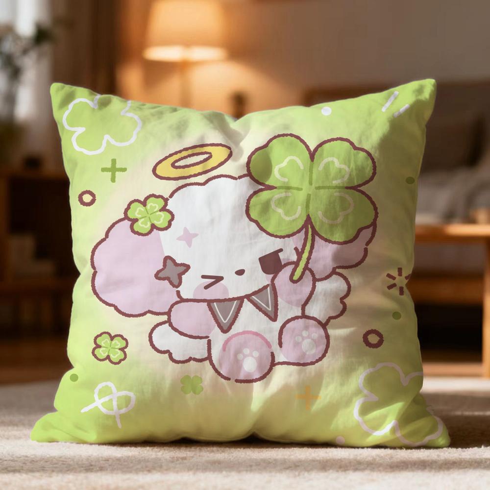 Hot NNonoe Cushion Cover Soft Washable Pillow Case Multi-Scene for Couch Bed Travel Office Use