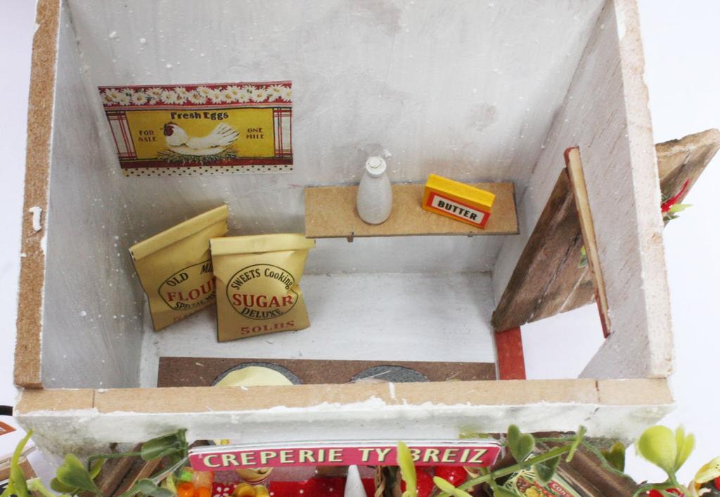 Billy Handmade Dollhouse Kit Cottage Kit Creperie 8722