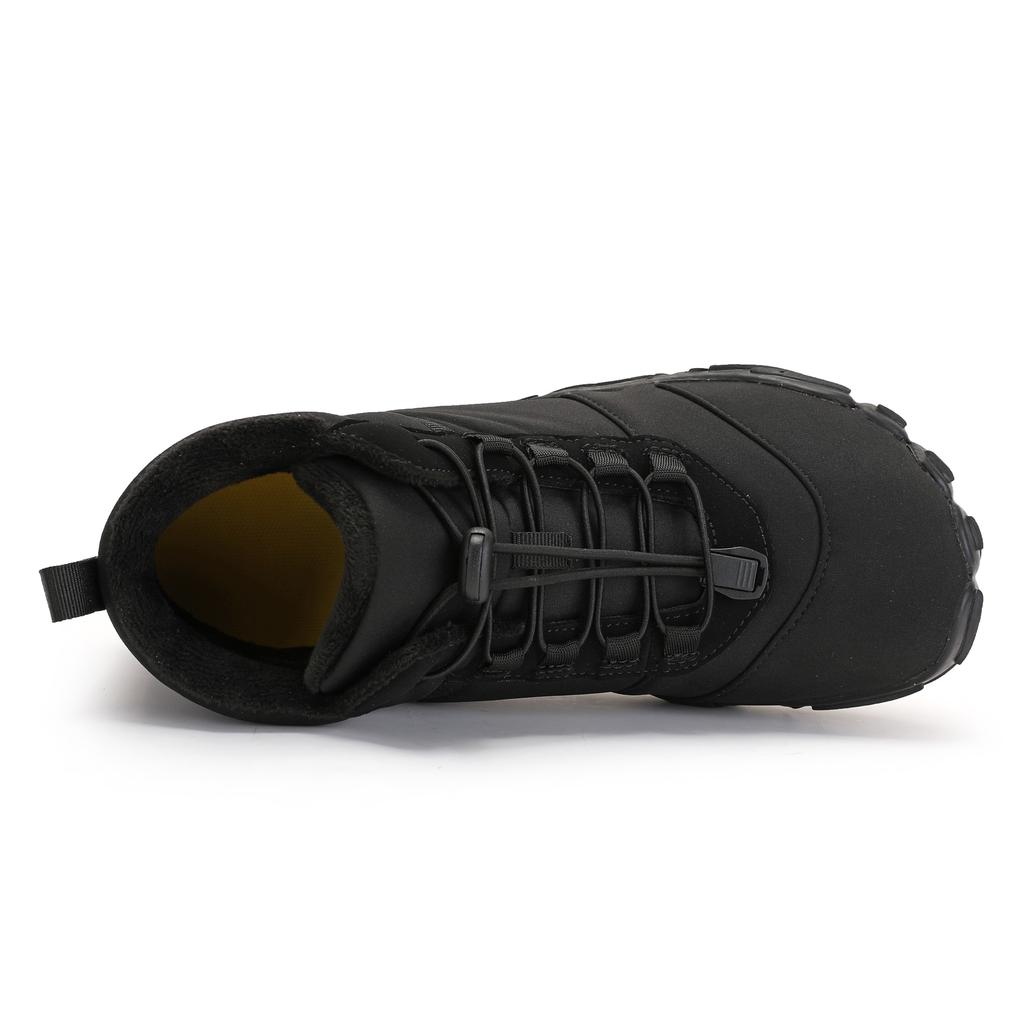 Womens Mens Snow Boots Winter Shoes Barefoot Shoes Slip On Ankle Booties Anti-Water Resistant Fully Fur Lined Outdoor Sneakers