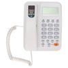 KXT2029CID Office Phone Office Hotel Home Fixed Landline Support Free Battery Extension Interface(White )