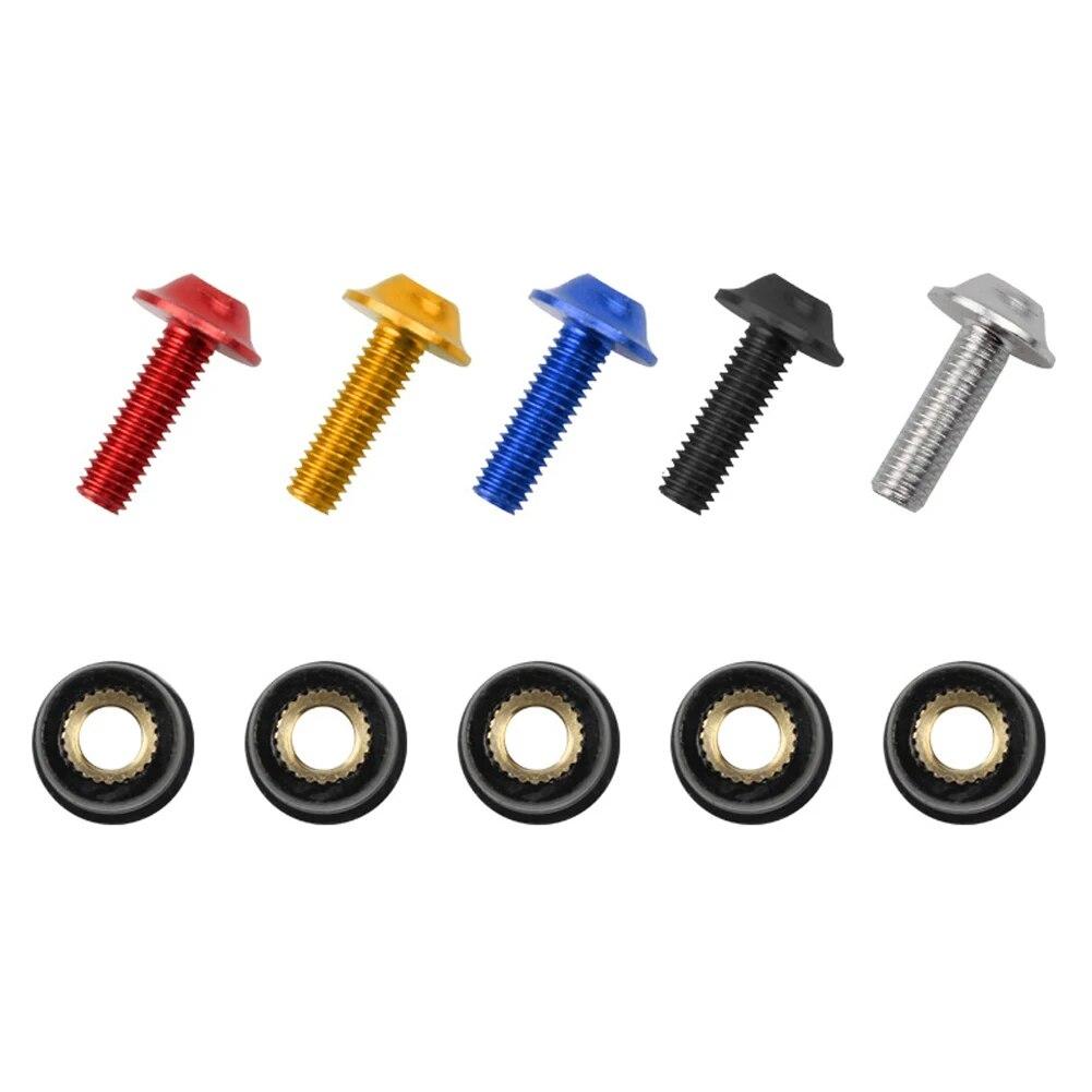10 STK M5x16mm Motorsykkel Vindskjerm Bolter Skruer Mutter Festemiddel For Honda Suzuki Yamaha Kawasaki