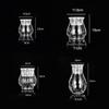 Mini Hydroponic Flower Pot Fish Tank Transparent Plastic Soilless Plant Pots Self Watering Planter Pot Vase Home Decoration