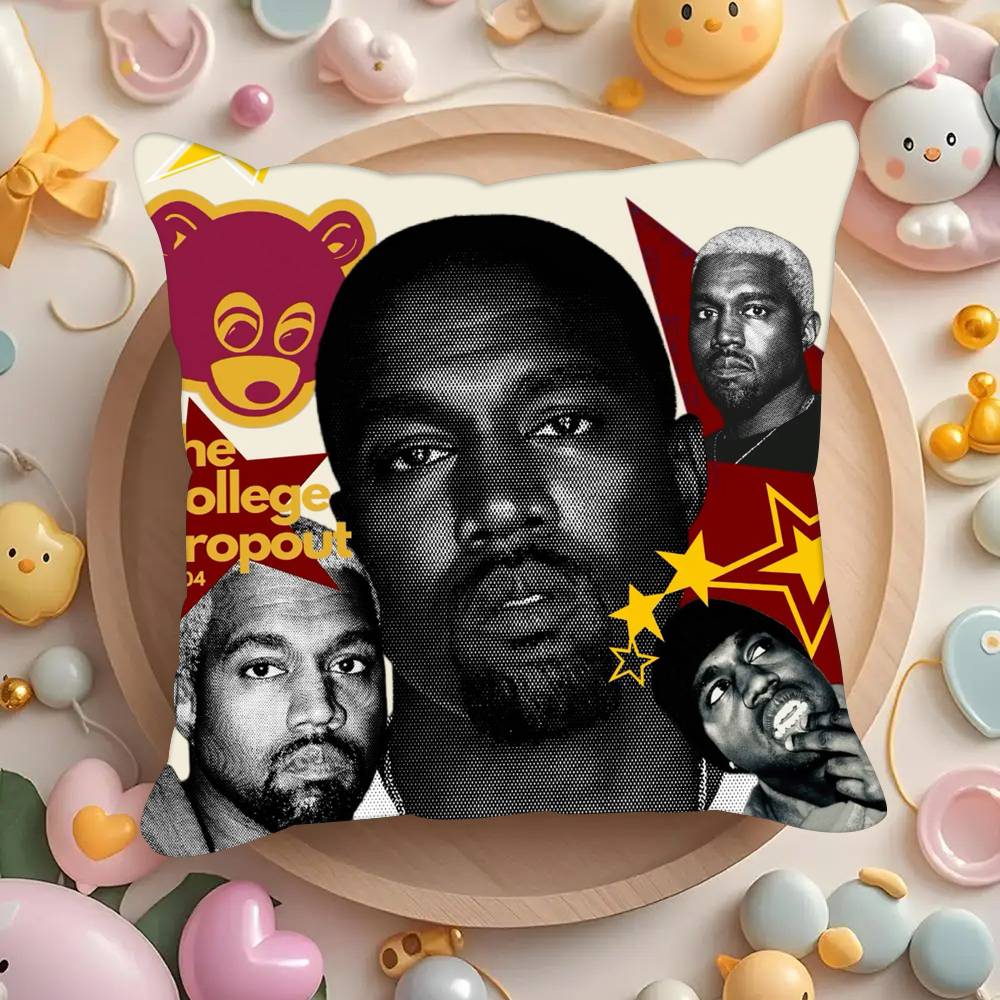Singer Funny K-KanyES W-Wests  Pillowcases cushion covers living room sofas home decor gifts